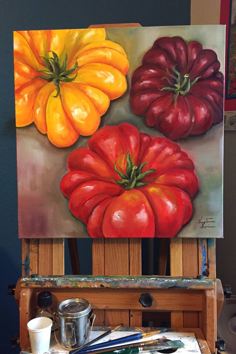 Original Food Painting by Kristine Kainer