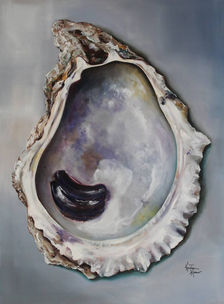 oyster shell paintings