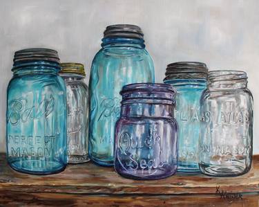 Original Fine Art Kitchen Paintings by Kristine Kainer