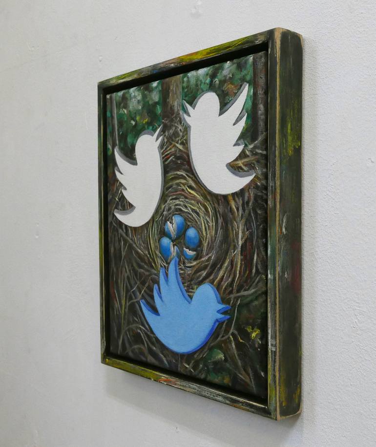 Original Figurative Animal Painting by Jacqueline Lamme