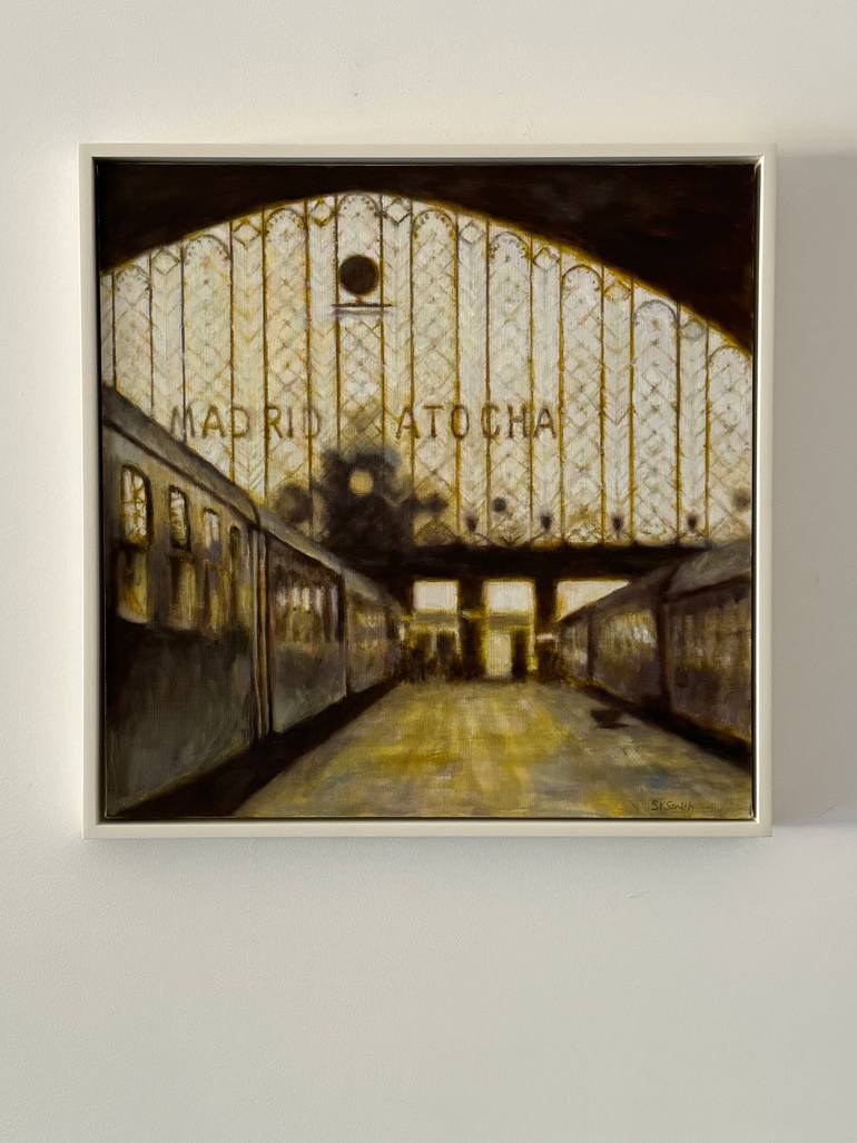 Original Figurative Travel Painting by Sally Kristina Smith