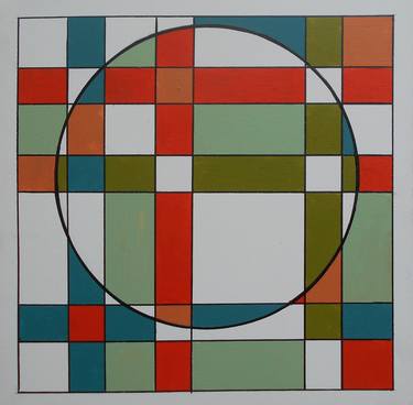 Original Geometric Paintings by Abraham William Artmico