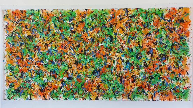 Original Abstract Expressionism Abstract Painting by Max Yaskin