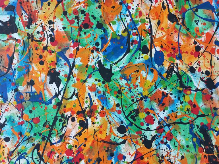 Original Expressionism Abstract Painting by Max Yaskin