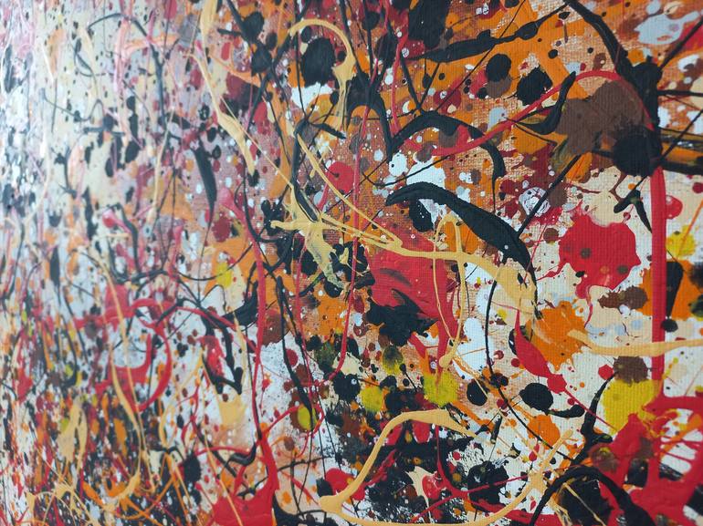 Original Abstract Expressionism Abstract Painting by Max Yaskin