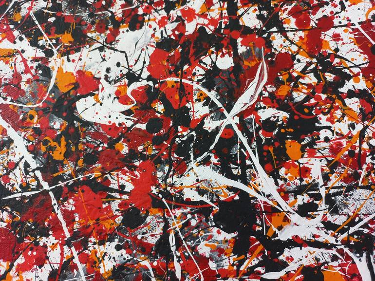 Original Abstract Expressionism Abstract Painting by Max Yaskin