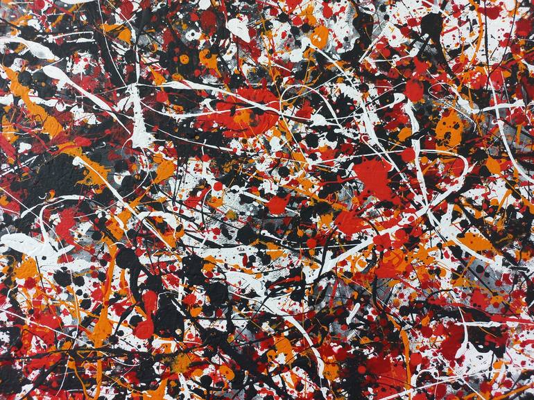 Original Abstract Expressionism Abstract Painting by Max Yaskin