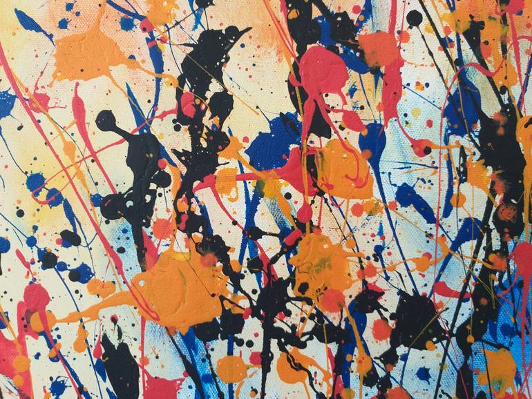 Original Abstract Expressionism Abstract Painting by Max Yaskin