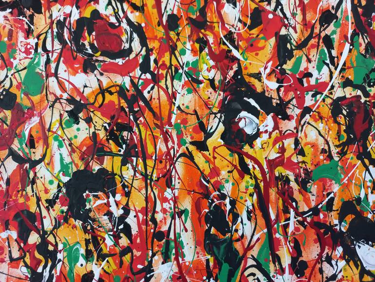 Original Abstract Expressionism Abstract Painting by Max Yaskin