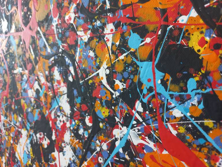 Original Abstract Expressionism Abstract Painting by Max Yaskin