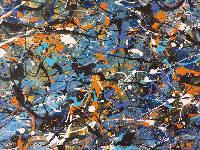 Original Abstract Painting by Max Yaskin