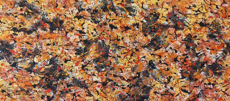 Original Abstract Expressionism Abstract Painting by Max Yaskin