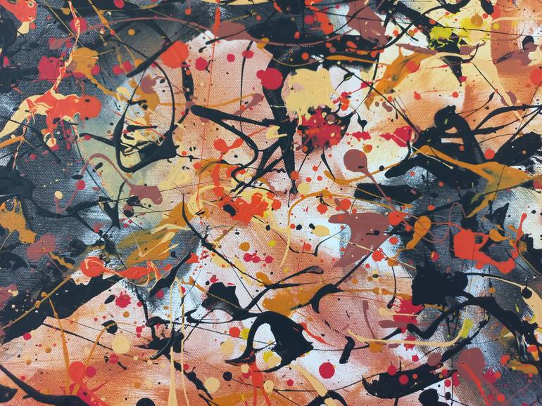 Original Abstract Expressionism Abstract Painting by Max Yaskin