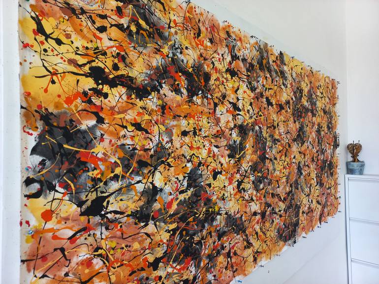 Original Abstract Expressionism Abstract Painting by Max Yaskin
