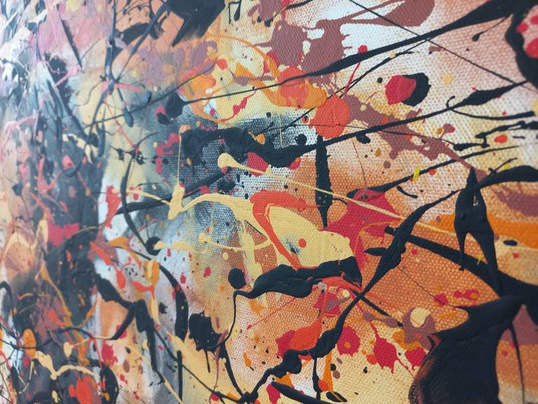 Original Abstract Expressionism Abstract Painting by Max Yaskin