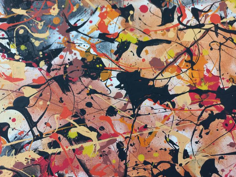 Original Abstract Expressionism Abstract Painting by Max Yaskin