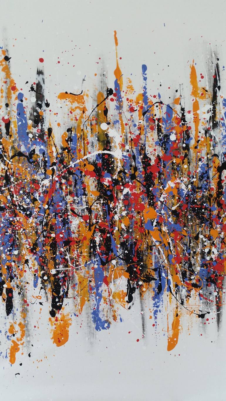 Original Abstract Expressionism Abstract Painting by Max Yaskin