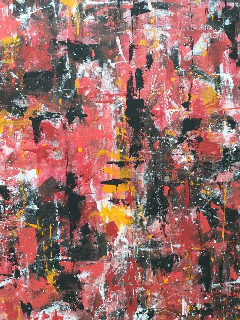 Original Abstract Expressionism Abstract Painting by Max Yaskin