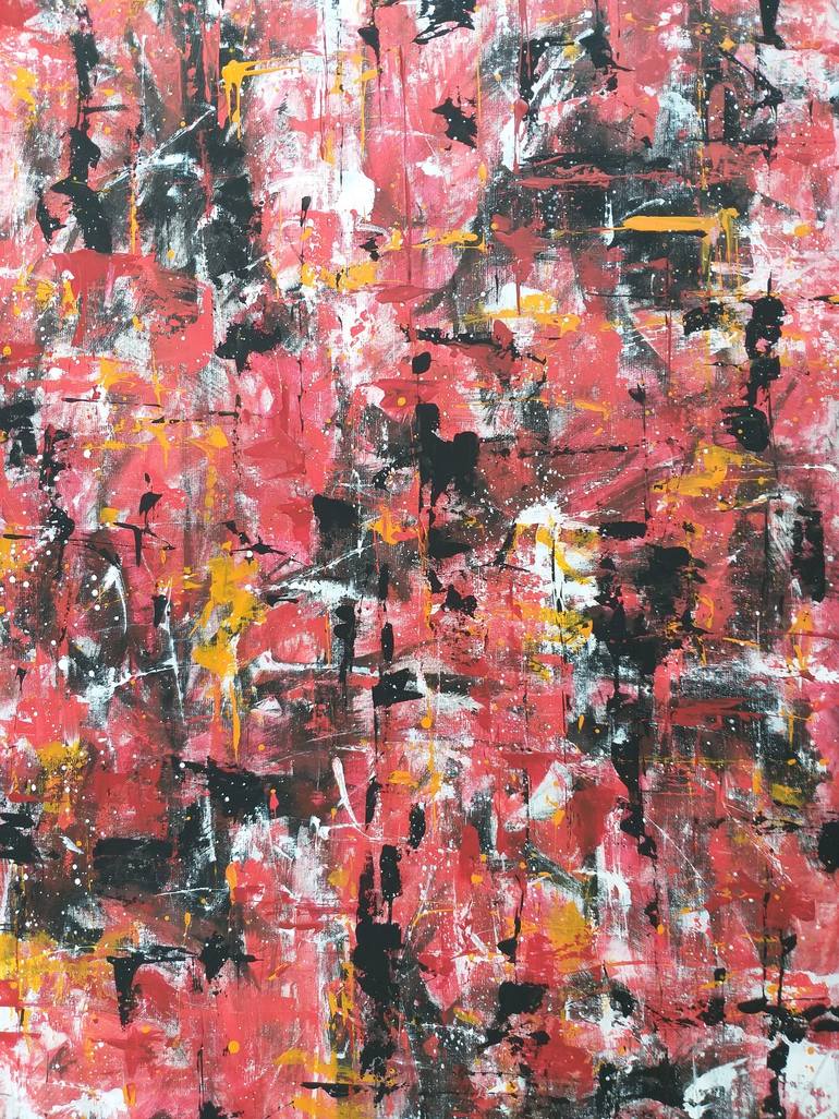 Original Abstract Expressionism Abstract Painting by Max Yaskin