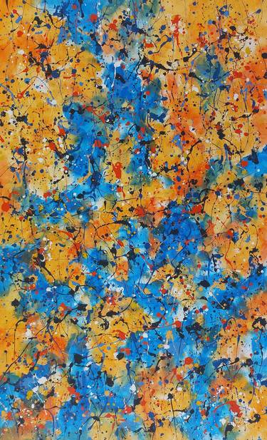 Original Abstract Expressionism Abstract Paintings by Max Yaskin