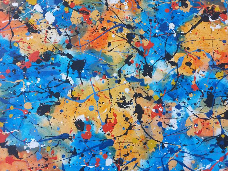 Original Abstract Expressionism Abstract Painting by Max Yaskin