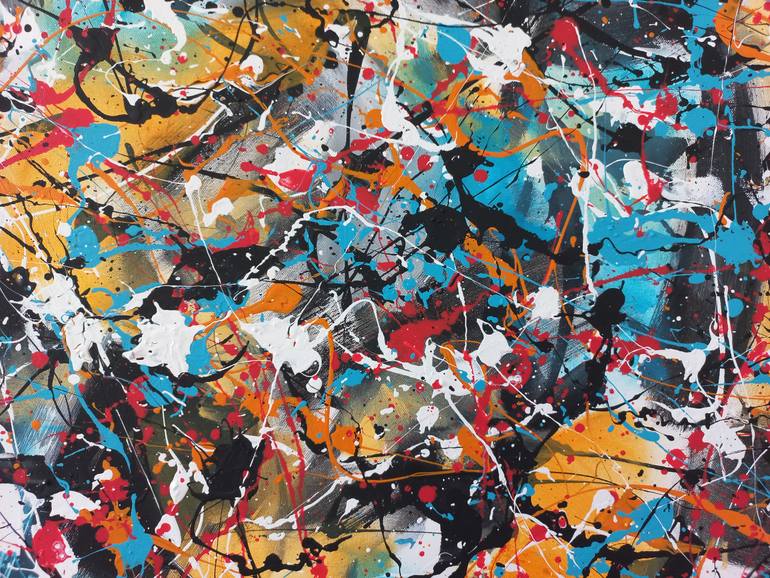 Original Abstract Expressionism Abstract Painting by Max Yaskin