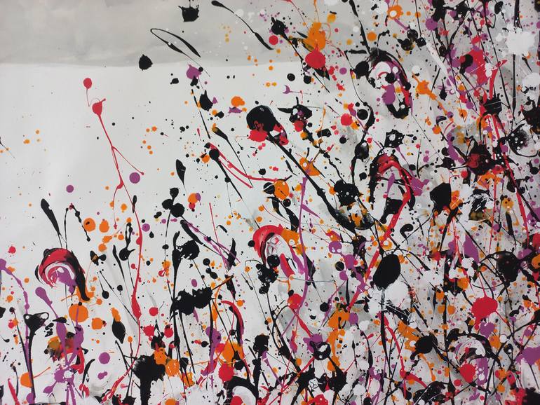 Original Art Deco Abstract Painting by Max Yaskin