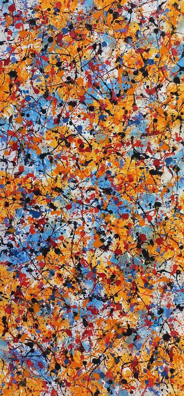 Original Abstract Expressionism Abstract Painting by Max Yaskin
