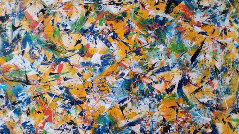 Original Abstract Painting by Max Yaskin