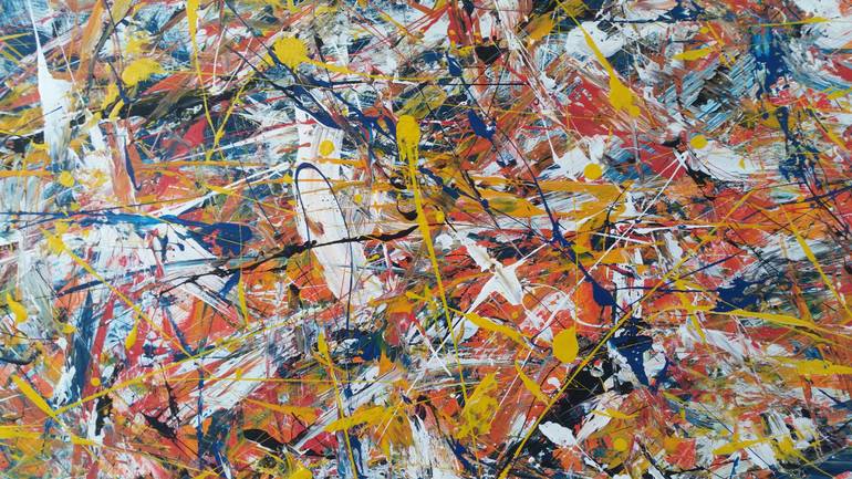 Original Abstract Painting by Max Yaskin