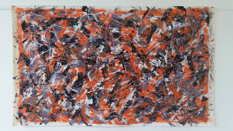 Original Abstract Expressionism Abstract Painting by Max Yaskin