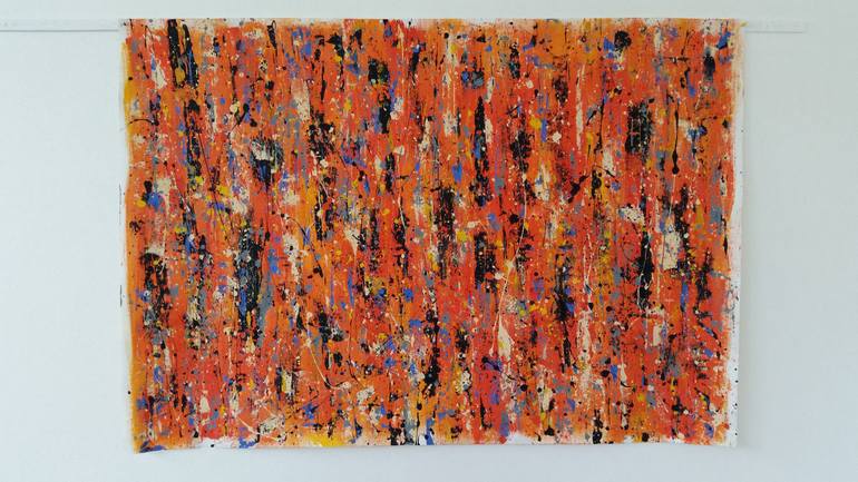 Original Abstract Expressionism Abstract Painting by Max Yaskin