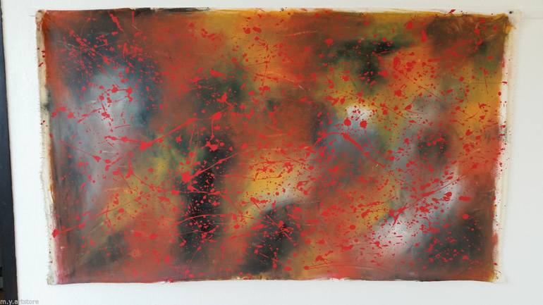 Original Abstract Expressionism Abstract Painting by Max Yaskin