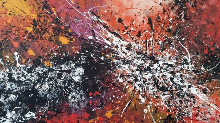 Original Abstract Expressionism Abstract Painting by Max Yaskin