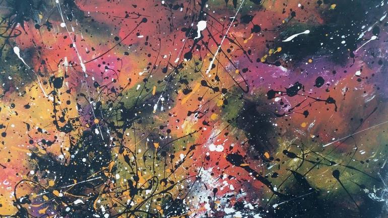 Original Abstract Expressionism Abstract Painting by Max Yaskin