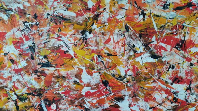 Original Abstract Expressionism Abstract Painting by Max Yaskin