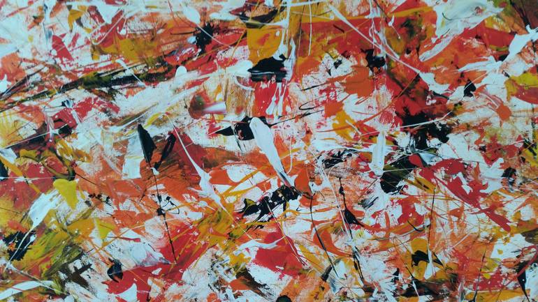 Original Abstract Expressionism Abstract Painting by Max Yaskin