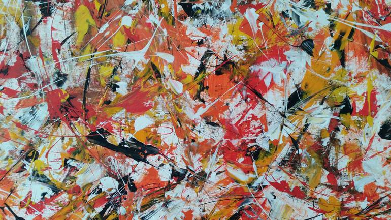 Original Abstract Expressionism Abstract Painting by Max Yaskin