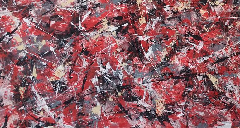 Original Abstract Expressionism Abstract Painting by Max Yaskin