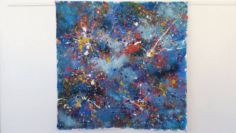 Original Abstract Expressionism Abstract Painting by Max Yaskin