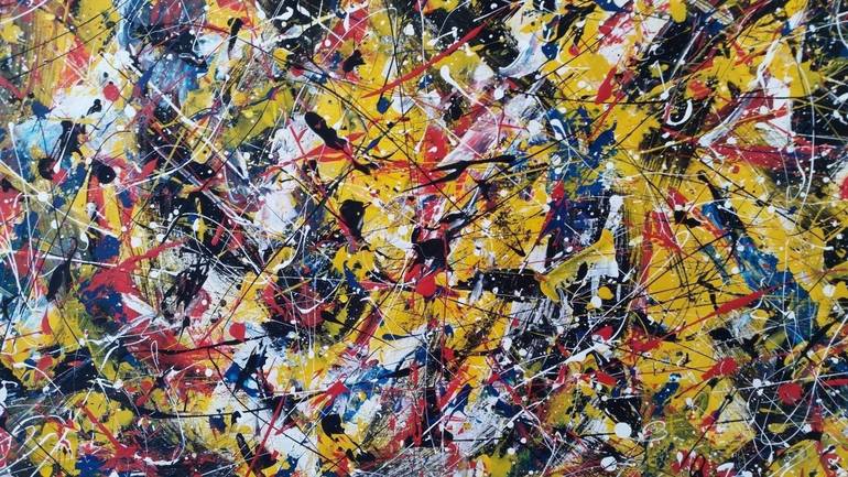 Original Abstract Expressionism Abstract Painting by Max Yaskin