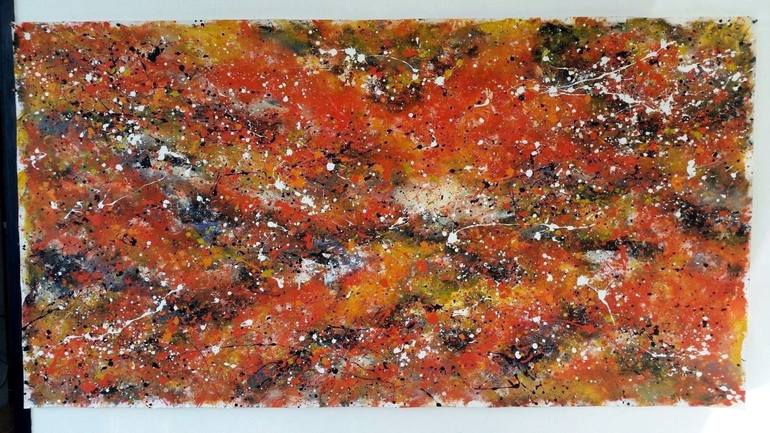 Original Abstract Expressionism Abstract Painting by Max Yaskin