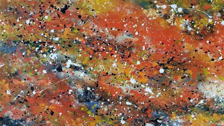 Original Abstract Expressionism Abstract Painting by Max Yaskin