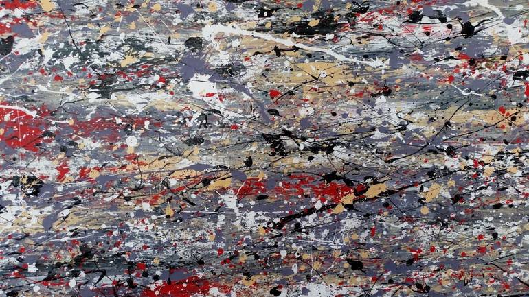 Original Abstract Expressionism Abstract Painting by Max Yaskin