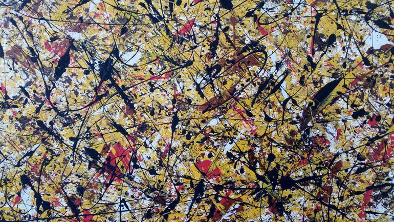 Original Abstract Expressionism Abstract Painting by Max Yaskin