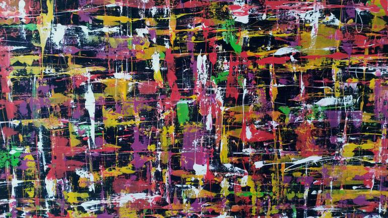 Original Abstract Expressionism Abstract Painting by Max Yaskin