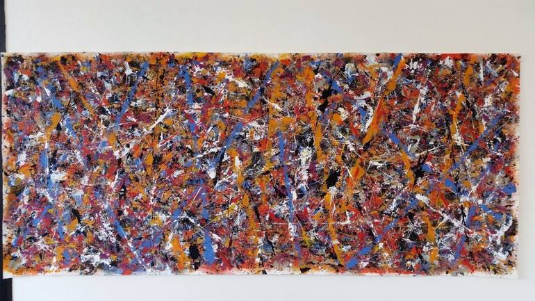 Original Abstract Expressionism Abstract Painting by Max Yaskin