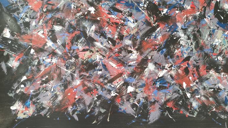 Original Abstract Expressionism Abstract Painting by Max Yaskin