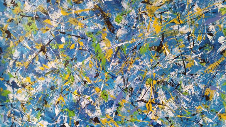 Original Abstract Painting by Max Yaskin