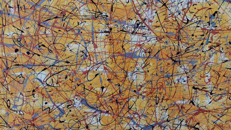 Original Abstract Expressionism Abstract Painting by Max Yaskin